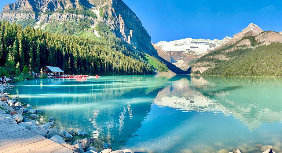 Uitkijk punt Lake Louise Uitkijk punt Lake Louise